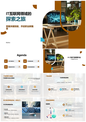 IT互联网行业就业趋势与热门职位解析PPT模板