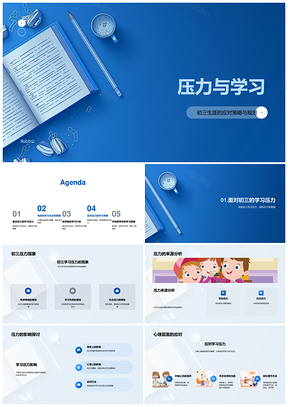 2025压力与学习高效方法及计划PPT模板