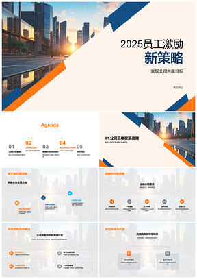 2025员工激励新策略公司共赢长期战略目标PPT模板
