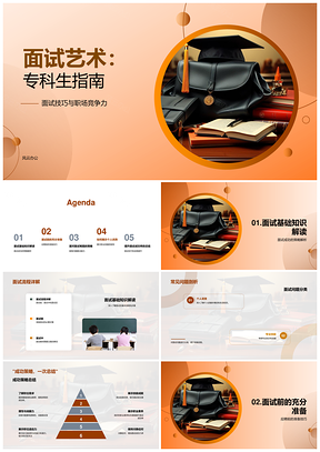 专科生面试艺术与技巧提升指南PPT模板