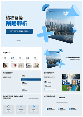 精准营销策略提升房产销售效益购房需求行为模式PPT模板