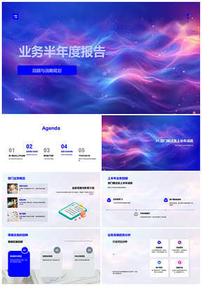 2025信用卡贷款业务半年度战略服务调研产品流程优化PPT模板