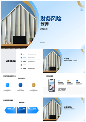 2025企业财务风险量化管理工具与内控体系PPT模板