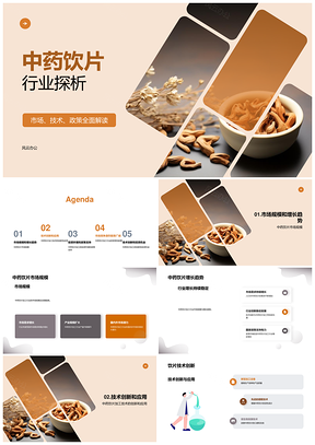 中药饮片加工技术创新与市场发展趋势PPT模板