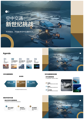未来空管挑战航司高管专家解决方案PPT模板
