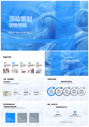 活动策划销售策略提升品牌忠诚满足用户需求PPT模板