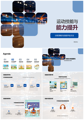 篮球运动技能能力提升训练策略评估PPT模板