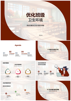 班级卫生问题解决策略与习惯培养分析PPT模板