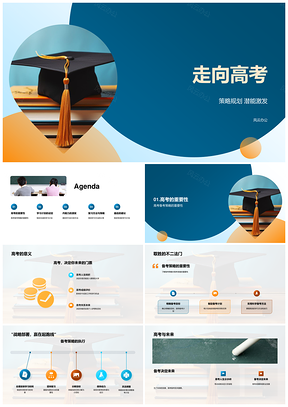高考策略规划潜能激发高效备考PPT模板