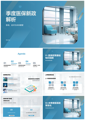 季度医保新政变化影响应对策略未来展望PPT模板