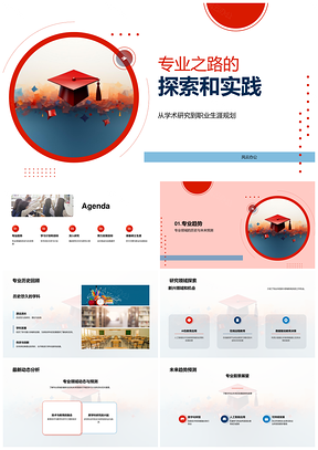 2025学术探索与职业规划专业发展研究PPT模板