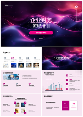 企业财务流程规范优化与风险管控培训PPT模板