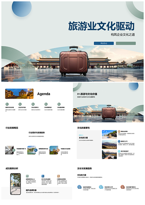 2025文旅企业培训提升服务筑行业核心竞争力PPT模板