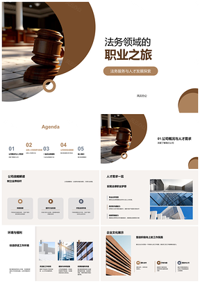 法务人才培养与职业发展路径探析PPT模板