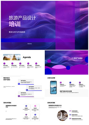 2025旅游产品设计培训需求分析市场趋势调研数据质量提升营销策略PPT模板
