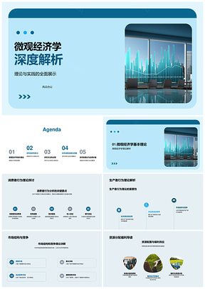 2025微观经济学行为理论与决策模型实证研究PPT模板