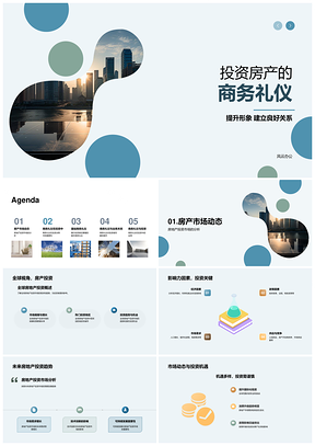 2025全球房地产投资商务礼仪决策形象培训PPT模板