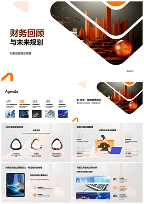 财务策略规划预算控制投资回报展望PPT模板