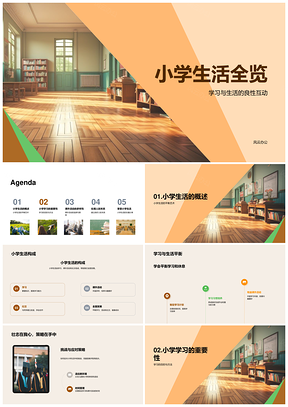 小学生活学习社交平衡与课外兴趣指南PPT模板