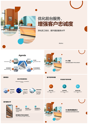 2025酒店经理培训指导提升前台服务理念需求PPT模板