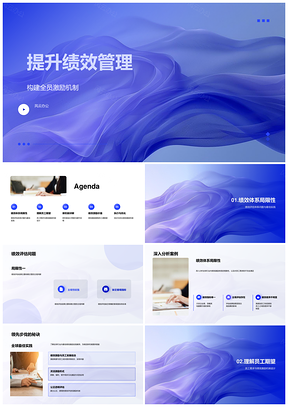 绩效管理全员激励评估实践案例员工需求新机制设计PPT模板