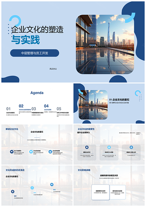 2025企业文化战略中层管理驱动员工潜能开发PPT模板