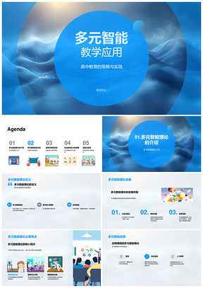 高中多元智能个性化教学设计策略PPT模板