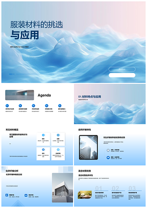 2025服装材料选材设计需求采购品质评估应用PPT模板
