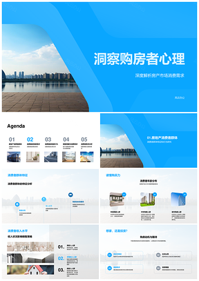购房者心理需求与城市房产销售策略PPT模板