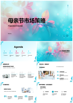 母亲节市场策略研究产品开发数字营销提升品牌忠诚度PPT模板