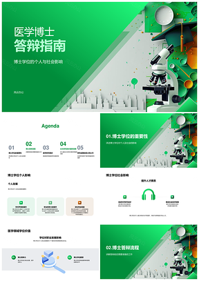 医学博士答辩前后准备及后续工作指南PPT模板
