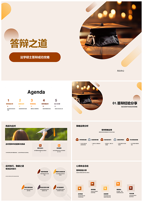 答辩挑战应对策略与自信毕业技巧PPT模板