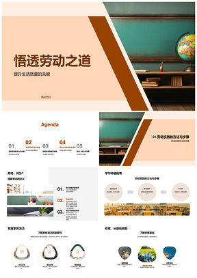 劳动之道育技能强能力提质量PPT模板
