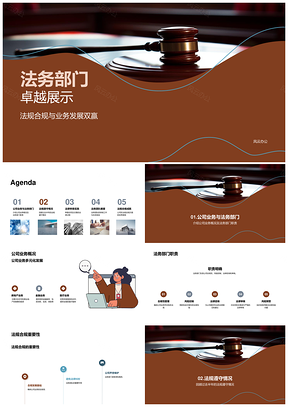 法务部门法规合规护航业务发展法律审核交易PPT模板