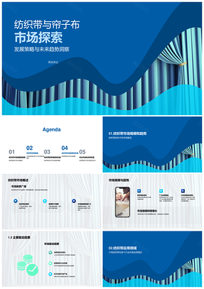 纺织带帘子布市场前景趋势规模应用竞争分析PPT模板