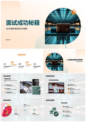 毕业生面试成功技巧与就业指导策略PPT模板