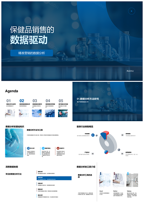 保健品销售数据驱动精准营销策略PPT模板