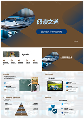 阅读策略技巧习惯提升理解力PPT模板
