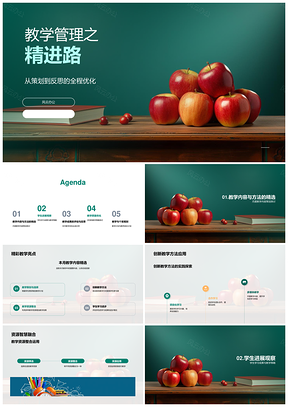 教学管理创新方法工具提升学习成果目标PPT模板