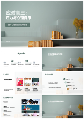 高三学业人际压力与心理调适PPT模板
