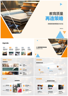 教育质量创新评价与个性化提升PPT模板