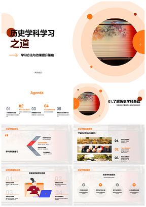 历史学科高效学习方法与效果提升策略PPT模板
