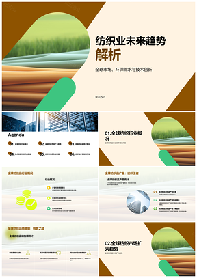 全球纺织品环保趋势与消费者需求分析PPT模板