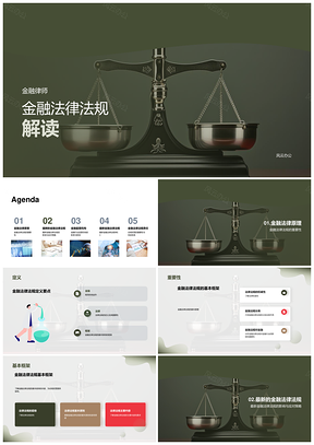 金融律师解析最新法规框架影响及应对策略PPT模板