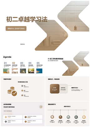 初二策略优化应对挑战高效学习法PPT模板