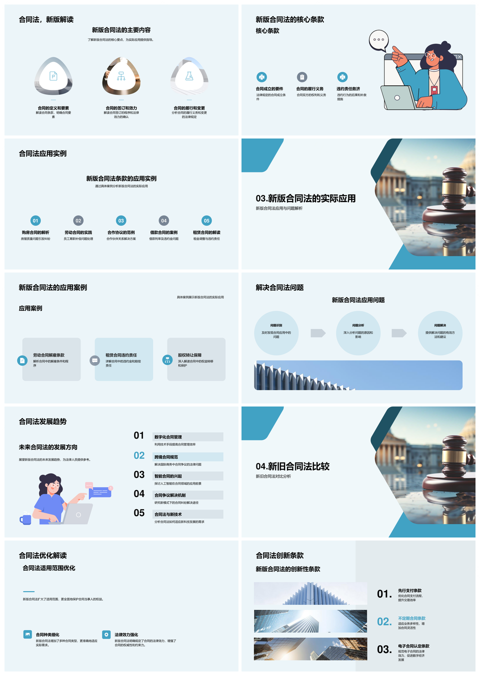 新版合同法核心变动法律专家解析PPT模板