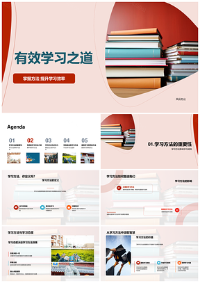 高效学习法提升记忆深度广度学习效PPT模板