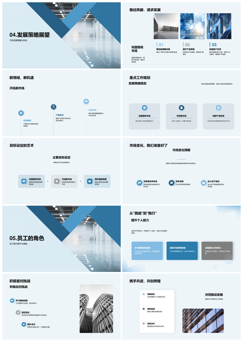 潮流之路扩店增销竞逐国内外创新设计PPT模板