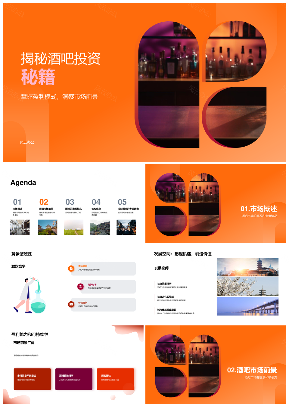 揭秘酒吧投资秘籍市场潜力盈利竞争解析PPT模板