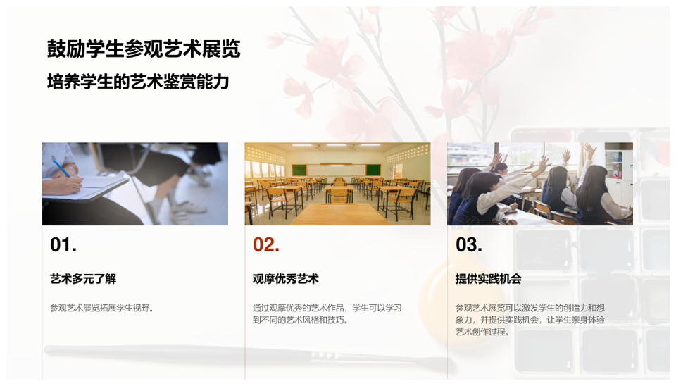 初中艺术教师有效教学培训艺术教育绘画雕塑PPT模板